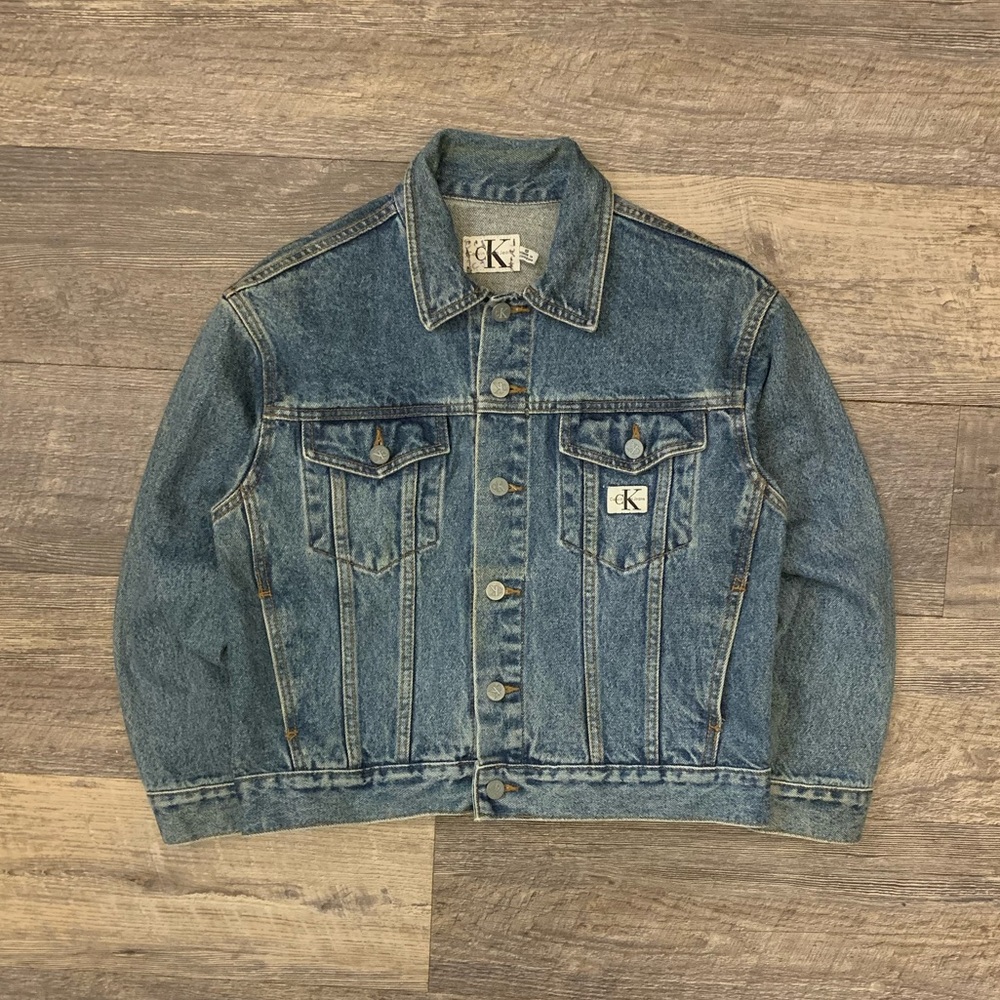 Vintage 2000s Calvin Klein Denim Jean Jacket Women’s Size Small